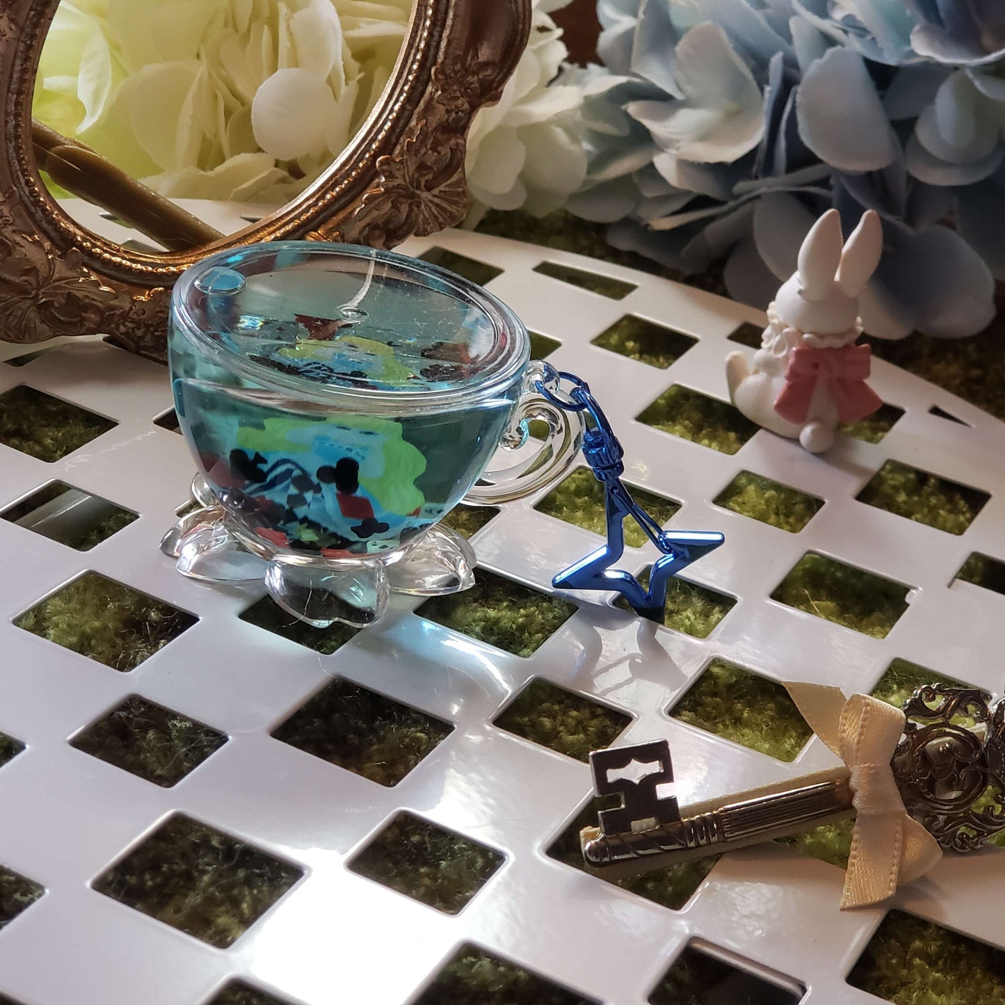 Drink Me Alice Teacup Charm