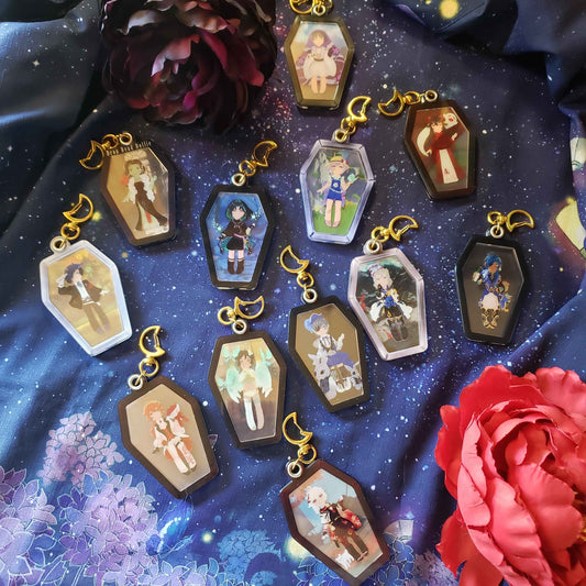 Coffin Closet Changing Acrylic Charms